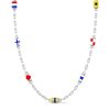 Colliers | Zancan Gioielli Zancan Link-Only Silver Necklace With Nautical Flags.