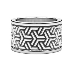 Bagues | Zancan Gioielli Zancan Silver Broad Band Ring. 18