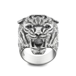 Bagues | Zancan Gioielli Zancan Silver Tiger Ring. 18