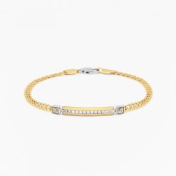 Bracelets | Zancan Gioielli Zancan Yellow Gold Bracelet With Diamonds.