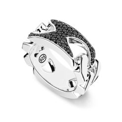 Bagues | Zancan Gioielli Bague Zancan En Argent Et Pierres Naturelles. Noir