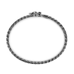 Bracelets | Zancan Gioielli Zancan Silver Curb Chain Bracelet With Wolf Head Closure.