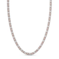 Colliers | Zancan Gioielli Zancan Silver And Rose Gold Chain Men'S Necklace.