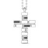 Colliers | Zancan Gioielli Zancan Silver Necklace With Cross Pendant And Black Stones.