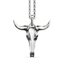 Colliers | Zancan Gioielli Zancan Silver Necklace With Buffalo Pendant.