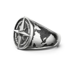 Bagues | Zancan Gioielli Zancan Vintage Finish Silver Ring. 18