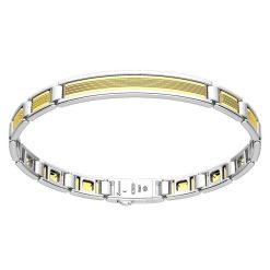 Bracelets | Zancan Gioielli Zancan 18K Gold And Silver Bracelet With Tag. Or Jaune