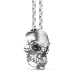 Colliers | Zancan Gioielli Zancan Silver Necklace With Skull Pendant.