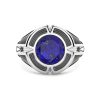 Bagues | Zancan Gioielli Zancan Silver Signet Ring With Central Lapis Lazuli Stone. 18