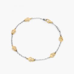 Bracelets | Zancan Gioielli Zancan White Gold Bracelet With Anchor