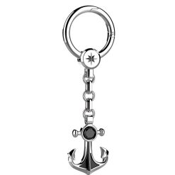 Porte-Cles | Zancan Gioielli Zancan Silver Keychain With Anchor