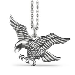 Colliers | Zancan Gioielli Zancan Silver Necklace With Eagle.