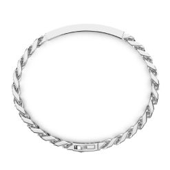 Bracelets | Zancan Gioielli Zancan Curb Chain Silver Bracelet With Tag. 19