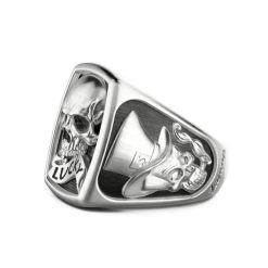 Bagues | Zancan Gioielli Zancan Silver Ring With Skull 18