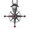 Colliers | Zancan Gioielli Zancan Silver Necklace With Pirate Skull Pendant.