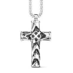 Colliers | Zancan Gioielli Zancan Silver Necklace With Cross Pendant.