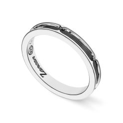 Bagues | Zancan Gioielli Zancan Burnished Silver Band Ring. 18