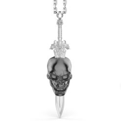 Colliers | Zancan Gioielli Zancan Silver Necklace With Skull.