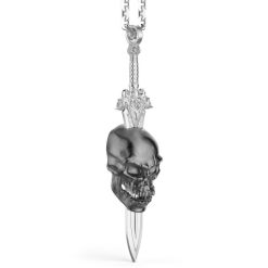 Colliers | Zancan Gioielli Zancan Silver Necklace With Skull.