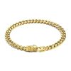 Bracelets | Zancan Gioielli Zancan Silver Curb Chain Bracelet With Snake Head Closure