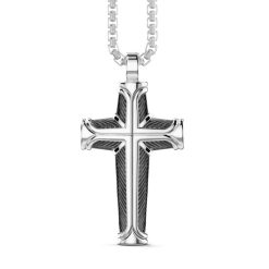 Colliers | Zancan Gioielli Zancan Silver Necklace With Cross Pendant.