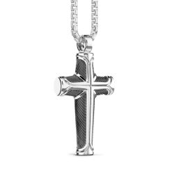 Colliers | Zancan Gioielli Zancan Silver Necklace With Cross Pendant.