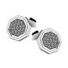 Boutons De Manchette | Zancan Gioielli Zancan Octagonal Silver Cufflinks.