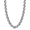 Colliers | Zancan Gioielli Zancan Silver And Black Ceramic Curb Chain Necklace.