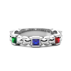 Bagues | Zancan Gioielli Bague En Argent Et Spinelle Naturel De Zancan. 18