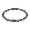 Bracelets | Zancan Gioielli Zancan Silver Curb Chain Bracelet With Crocodile Head Closure.