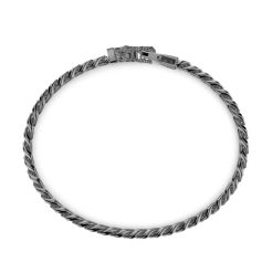 Bracelets | Zancan Gioielli Zancan Silver Curb Chain Bracelet With Crocodile Head Closure.