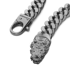 Bracelets | Zancan Gioielli Zancan Silver Curb Chain Bracelet With Crocodile Head Closure.