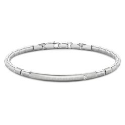 Bracelets | Zancan Gioielli Zancan Silver Semi-Rigid Bracelet With Sapphire. 19