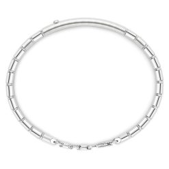 Bracelets | Zancan Gioielli Zancan Silver Semi-Rigid Bracelet With Sapphire. 19