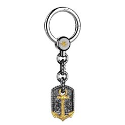 Porte-Cles | Zancan Gioielli Silver Keychain With Anchor.