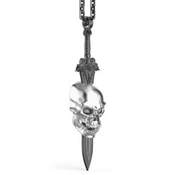 Colliers | Zancan Gioielli Zancan Silver Necklace With Skull.