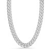 Colliers | Zancan Gioielli Zancan Broad Curb Chain Necklace With Striated Finish.