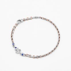 Bracelets | Zancan Gioielli Zancan White Gold Bracelet With Diamonds And Anchor.