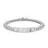 Bracelets | Zancan Gioielli Zancan Silver Curb Chain Bracelet With Drum. 19