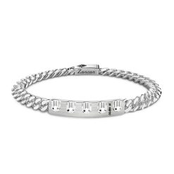 Bracelets | Zancan Gioielli Zancan Silver Curb Chain Bracelet With Drum. 19