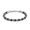 Bracelets | Zancan Gioielli Zancan Soft Bracelet With Silver Beads And Onyx. 19