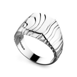 Bagues | Zancan Gioielli Zancan Silver Signet Ring. 18