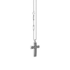 Colliers | Zancan Gioielli Zancan Silver Necklace With Cross Pendant.