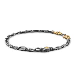 Bracelets | Zancan Gioielli Zancan Burnished Silver Bracelet With Anchor. 19