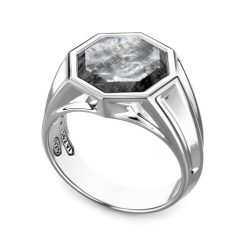 Bagues | Zancan Gioielli Zancan Silver Signet Ring With Mother Of Pearl. 18