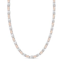 Colliers | Zancan Gioielli Zancan 18K Rose Gold And Silver Necklace.