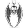 Colliers | Zancan Gioielli Zancan Silver Necklace With Winged Skull Pendant.