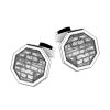 Boutons De Manchette | Zancan Gioielli Zancan Octagonal Silver Cufflinks.