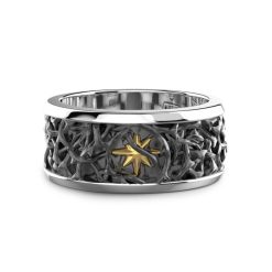 Bagues | Zancan Gioielli Zancan Silver Thorny Band Ring. 18