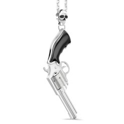 Colliers | Zancan Gioielli Zancan Silver Necklace With Revolver Pendant.